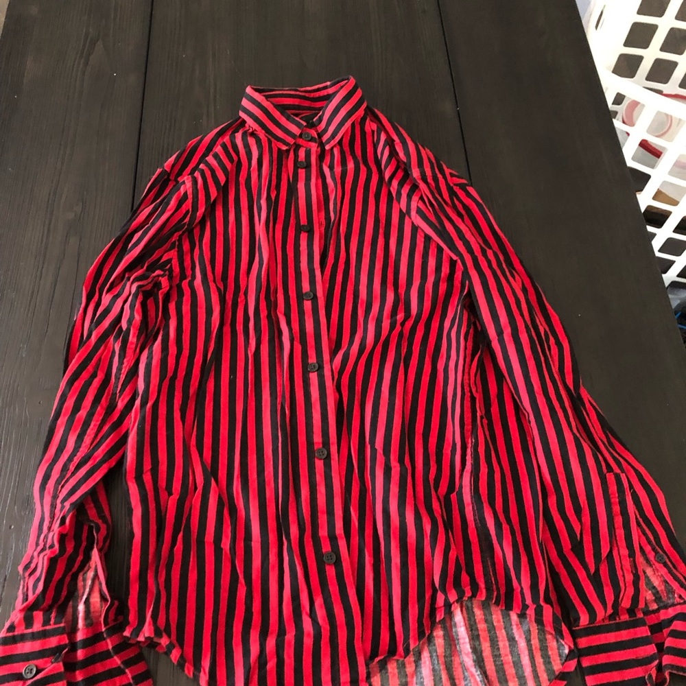 USED Mens H&M Long Sleeve Button Down Shirt - Small